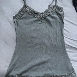Hollister navy Lace Cami Top soft